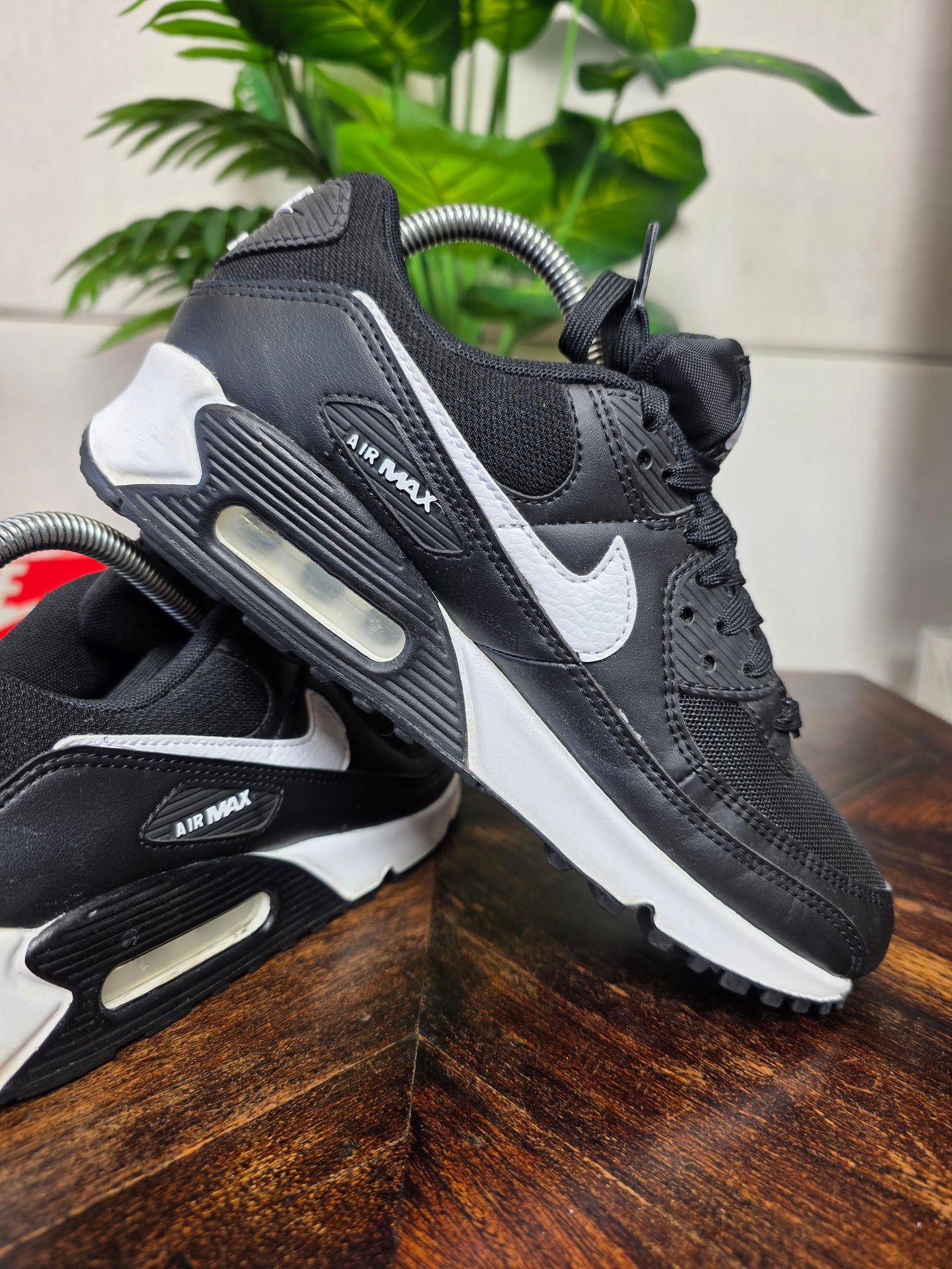 Nike Air Max 90 Black White maat 38,5