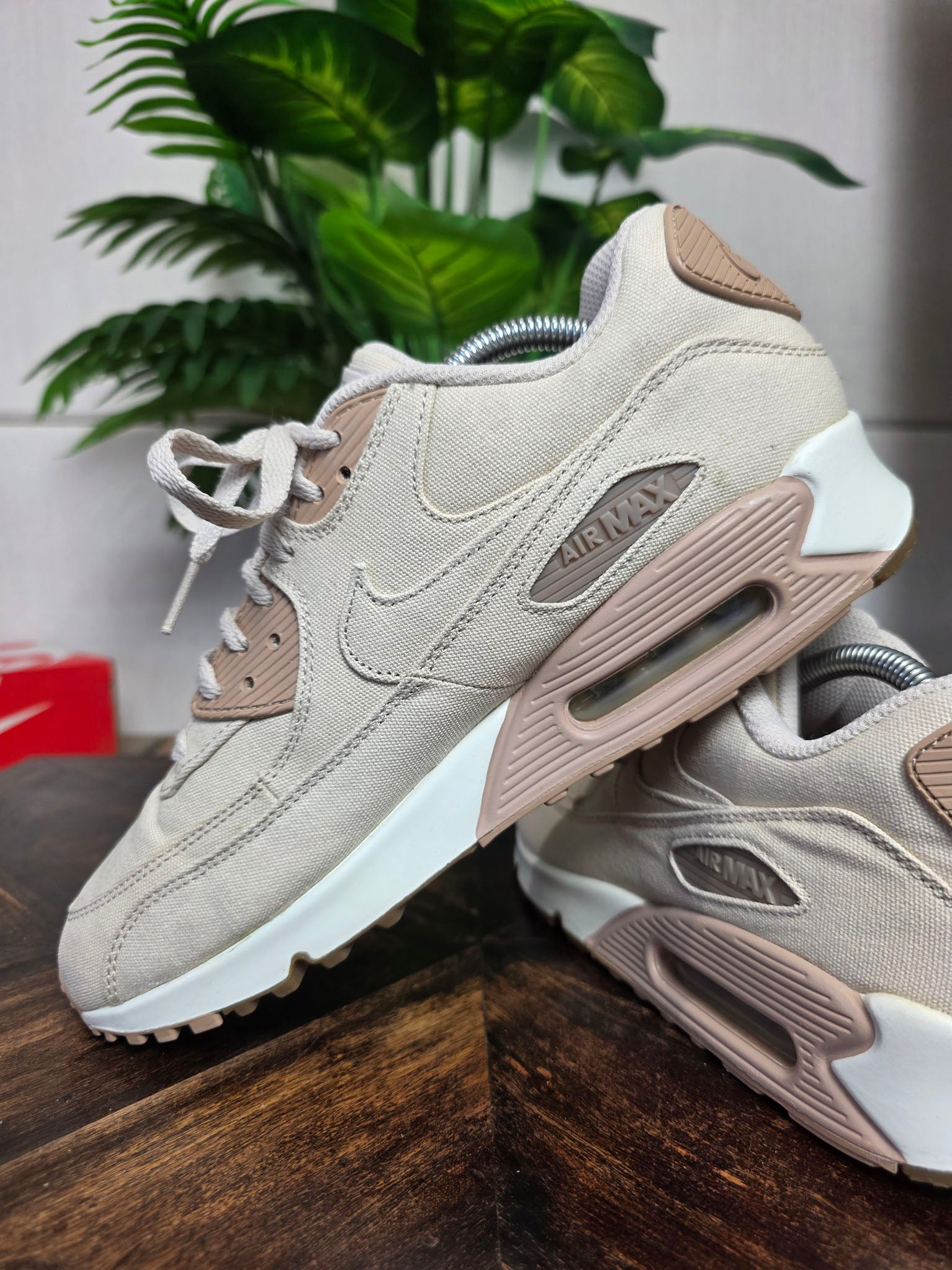 Nike Air Max 90 Linen Twill Desert Sand maat 43