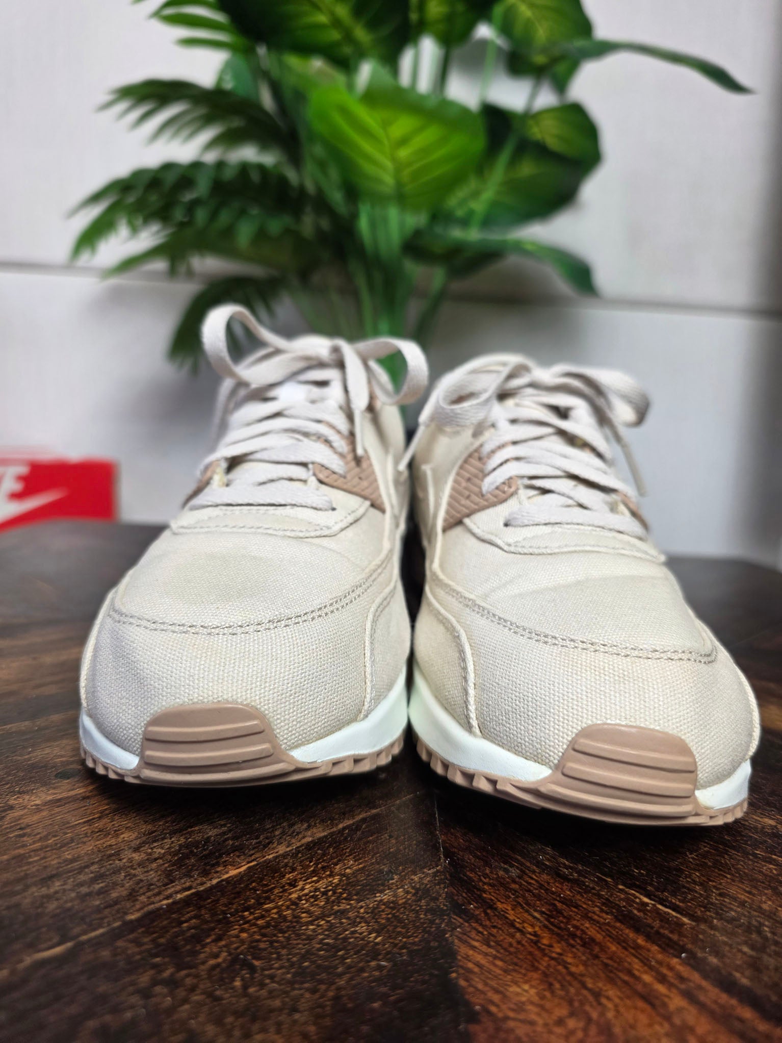 Nike Air Max 90 Linen Twill Desert Sand maat 43