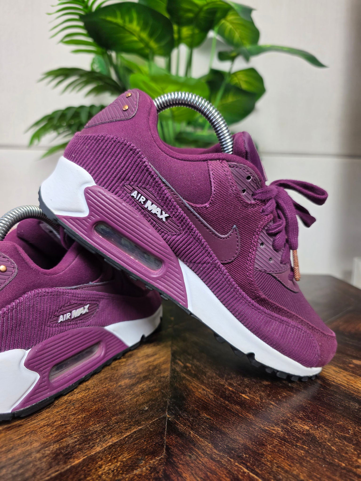 Nike Air Max 90 LEA Bordeaux maat 39