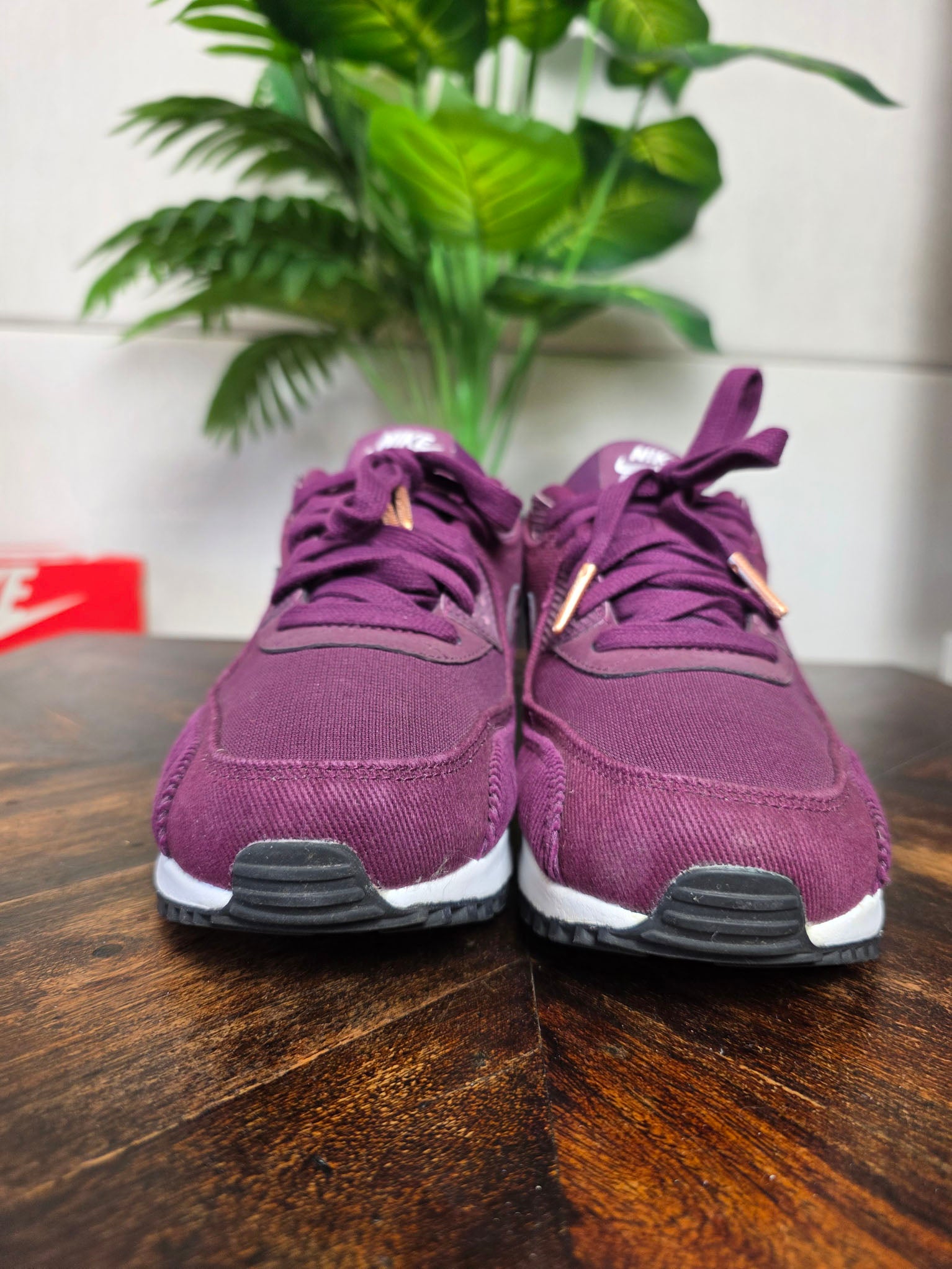 Nike Air Max 90 LEA Bordeaux maat 39