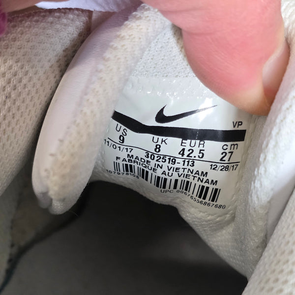 Nike Air Max 90 Triple White LTR maat 42,5