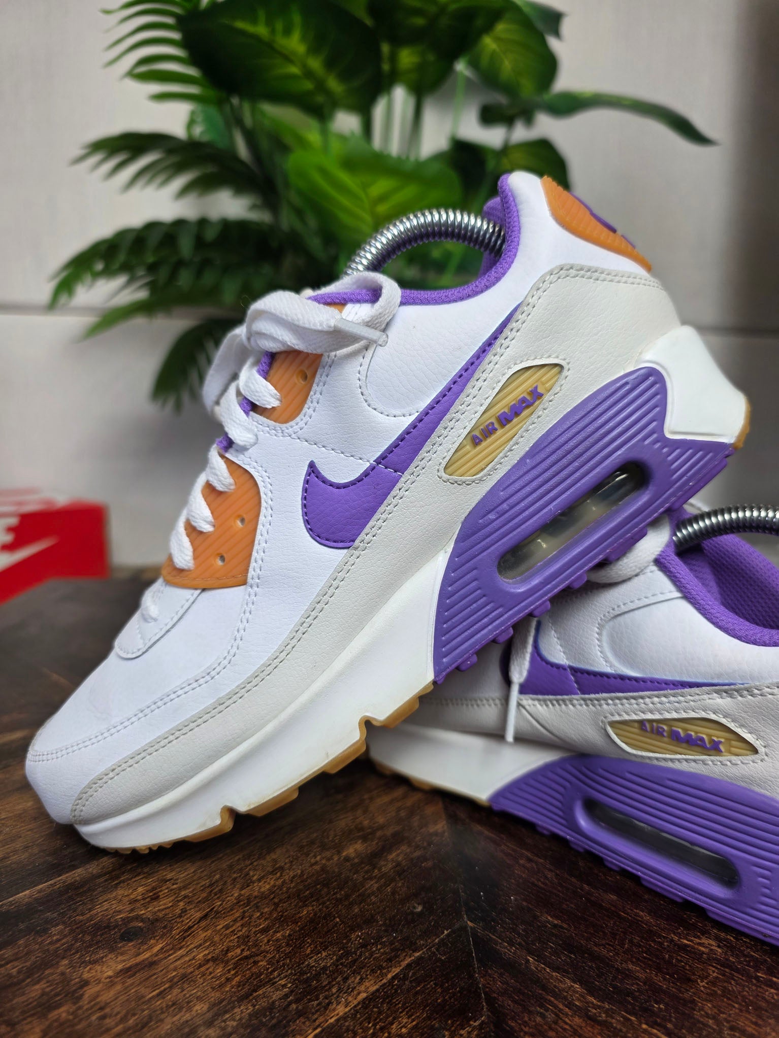 Nike Air Max 90 LTR White Action Grape maat 40
