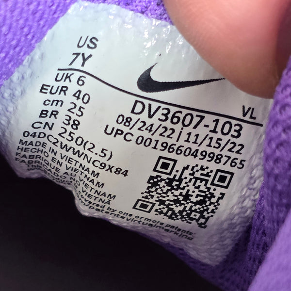 Nike Air Max 90 LTR White Action Grape maat 40