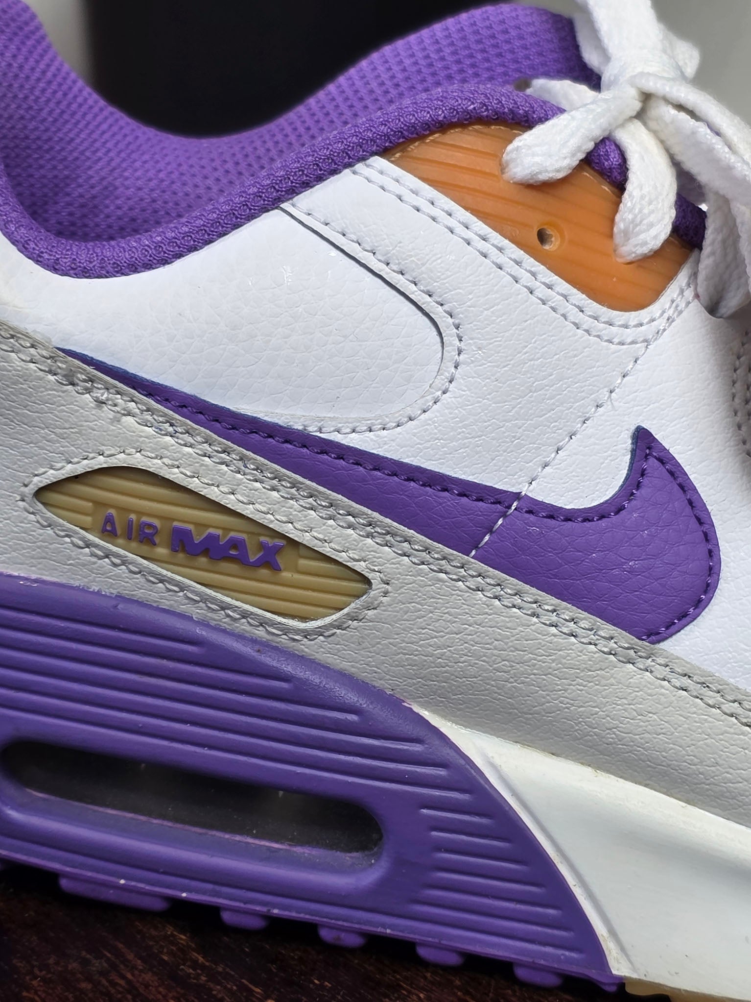 Nike Air Max 90 LTR White Action Grape maat 40