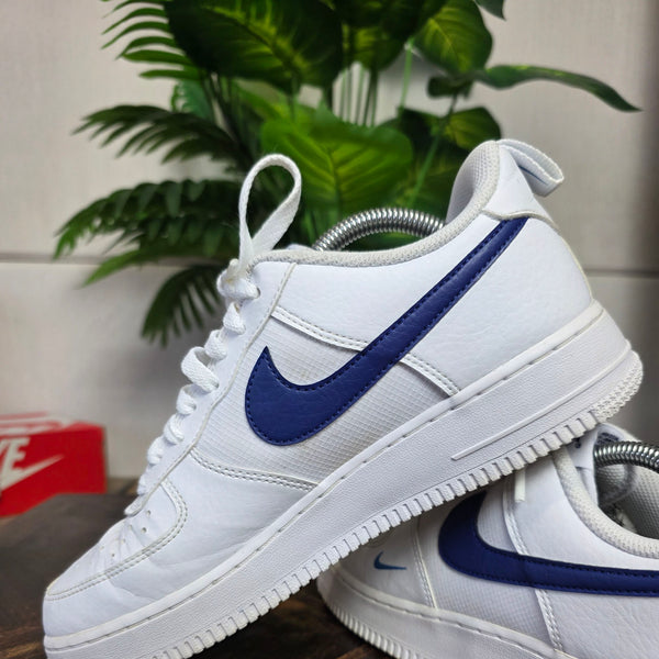 Nike Air Force 1 '07 White Blue maat 42