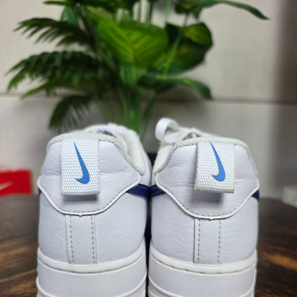 Nike Air Force 1 '07 White Blue maat 42