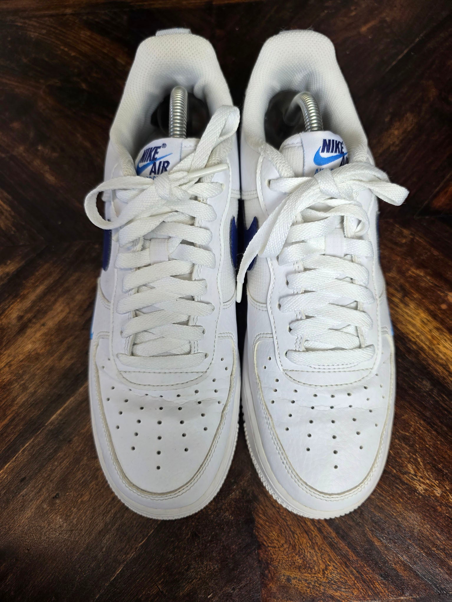 Nike Air Force 1 '07 White Blue maat 42