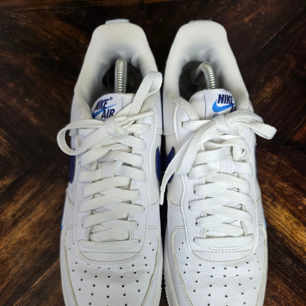 Nike Air Force 1 '07 White Blue maat 42