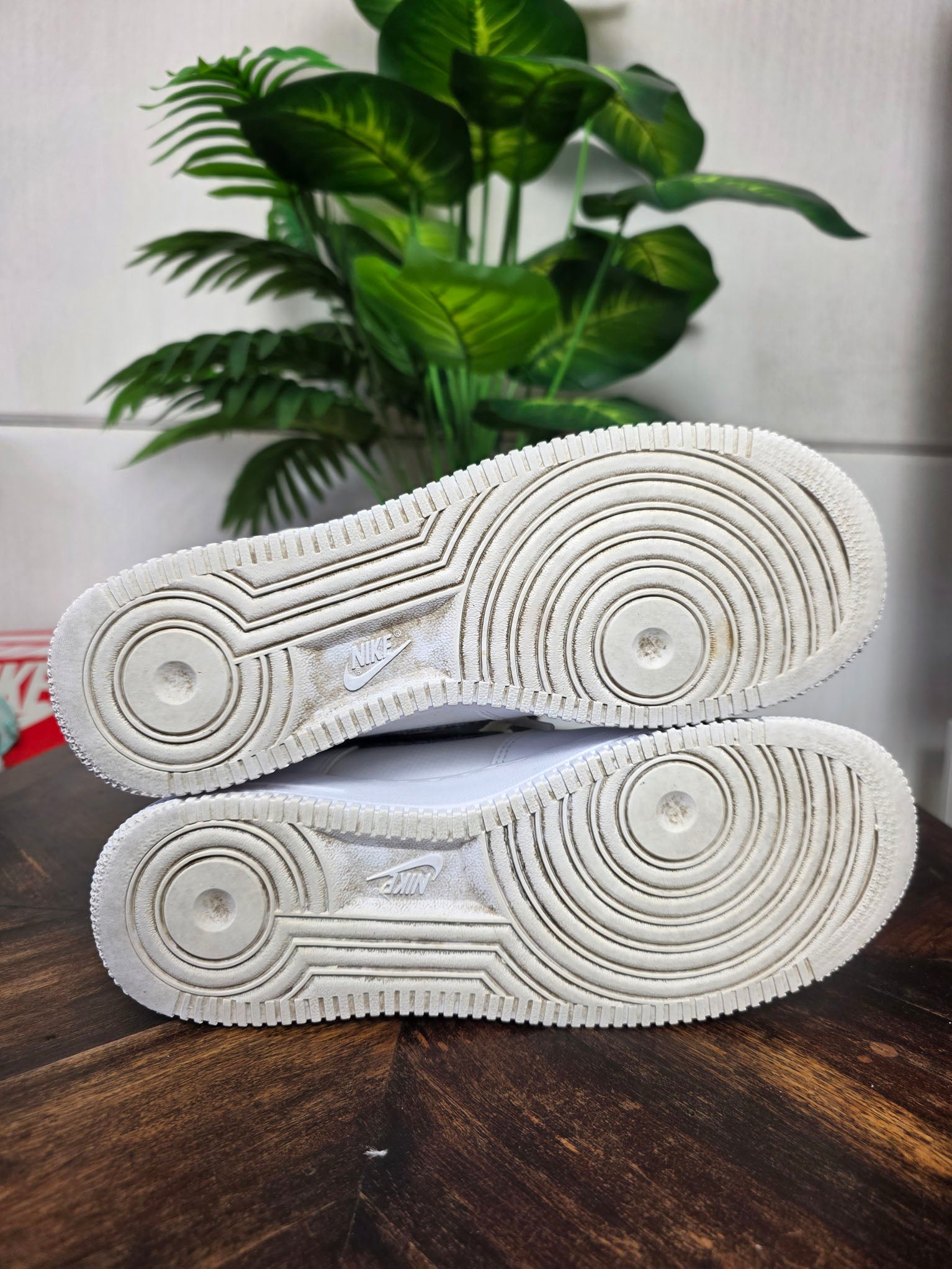 Nike Air Force 1 '07 White Blue maat 42