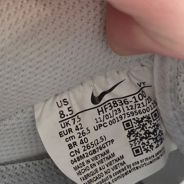 Nike Air Force 1 '07 White Blue maat 42