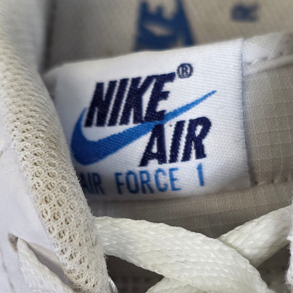 Nike Air Force 1 '07 White Blue maat 42