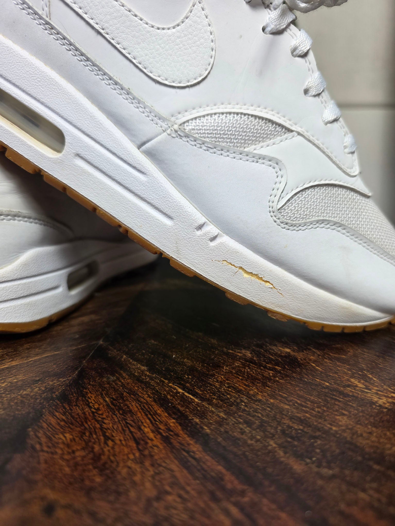 Nike Air Max 1 White Gum maat 43