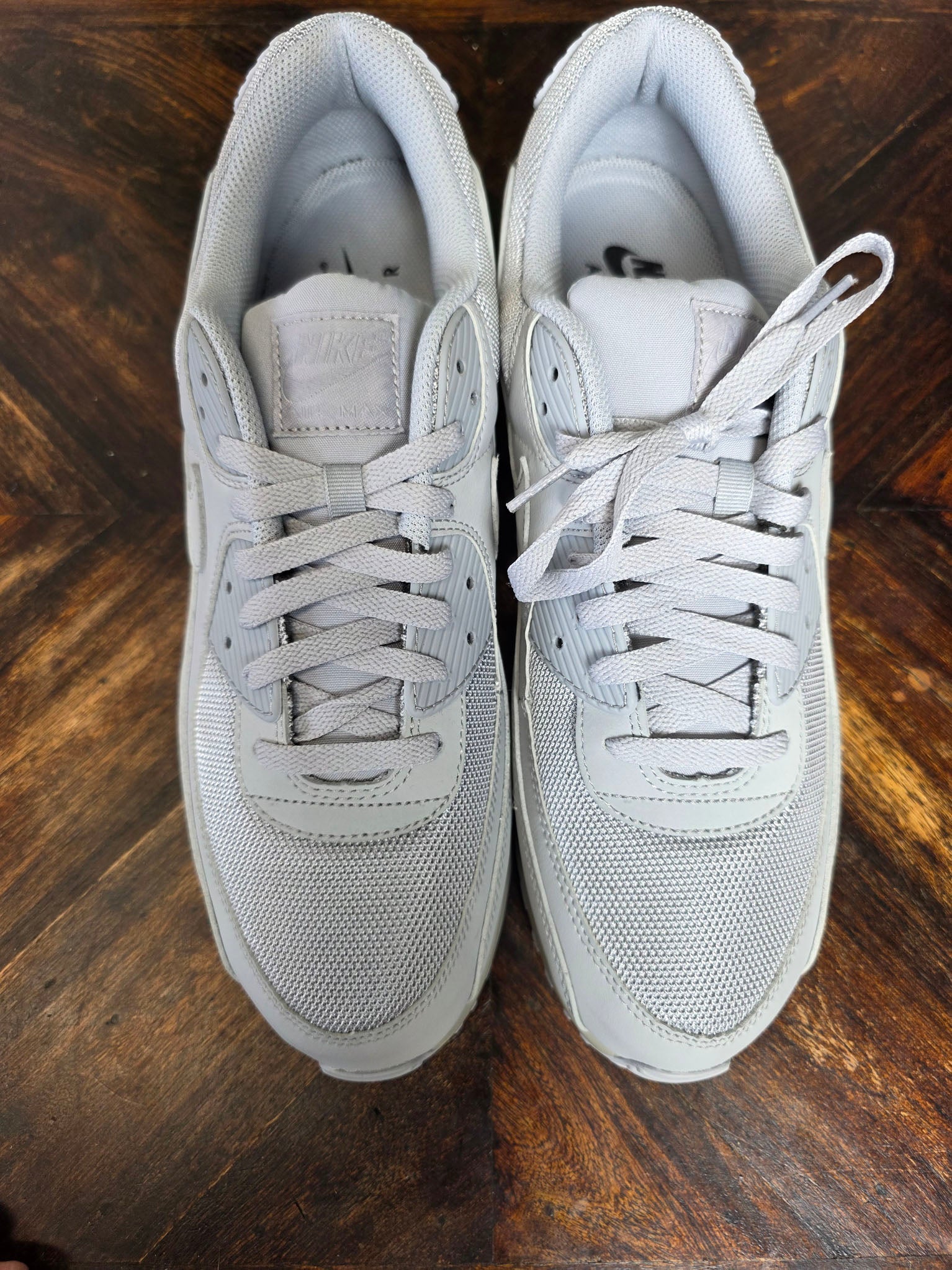 Nike Air Max 90 Triple Wolf Grey maat 48,5