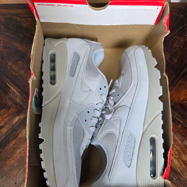 Nike Air Max 90 Triple Wolf Grey maat 48,5