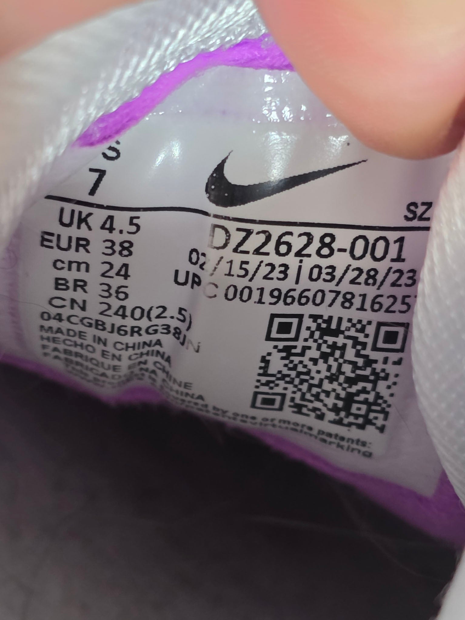 Nike Air Max 1 Fuchsia Dream maat 38