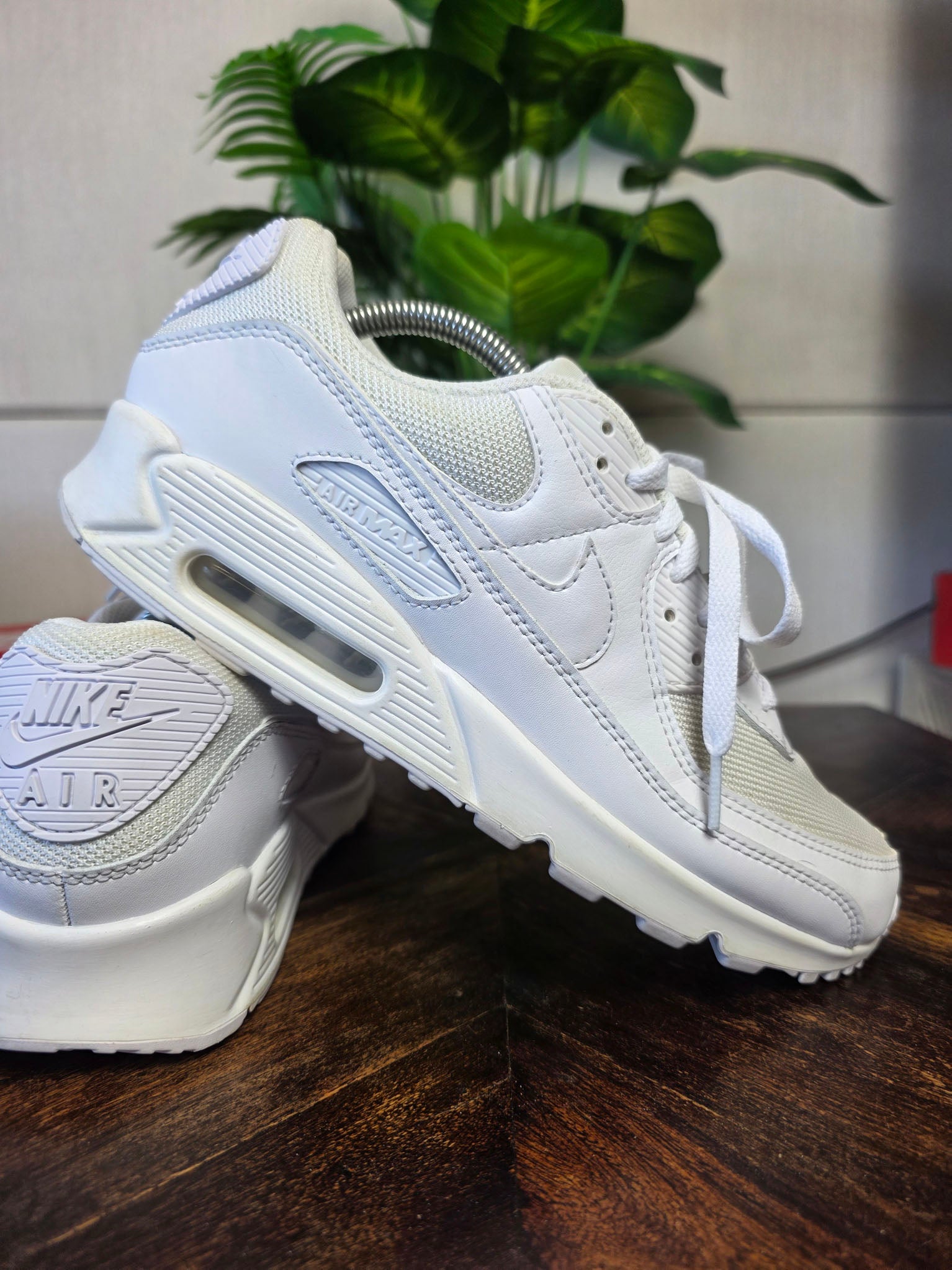 Nike Air Max 90 Triple White maat 44