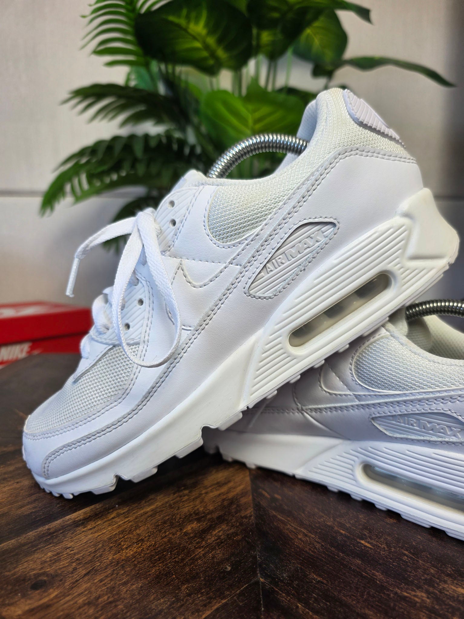 Nike Air Max 90 Triple White maat 44