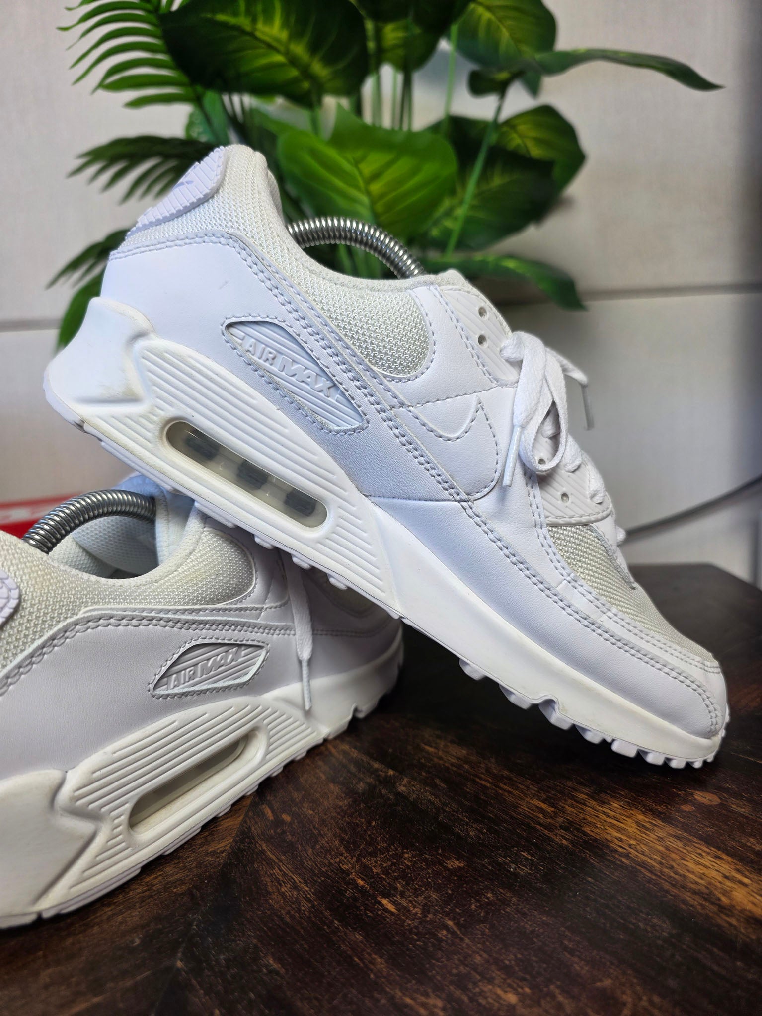 Nike Air Max 90 Triple White maat 44