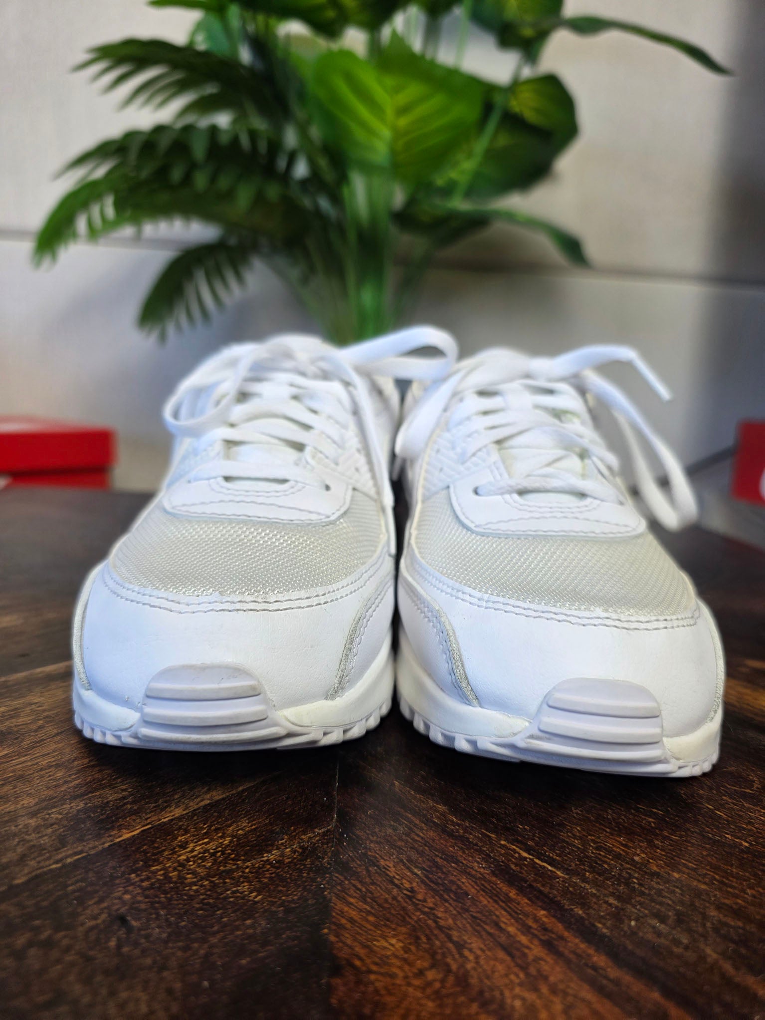 Nike Air Max 90 Triple White maat 44