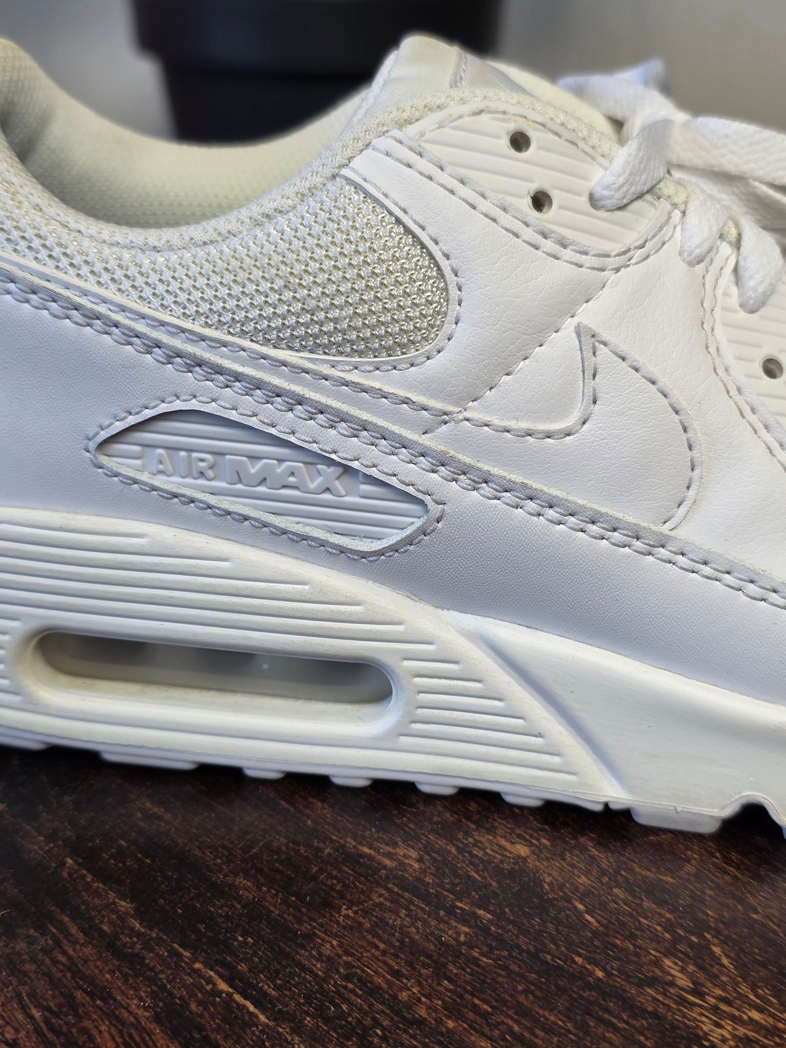 Nike Air Max 90 Triple White maat 44