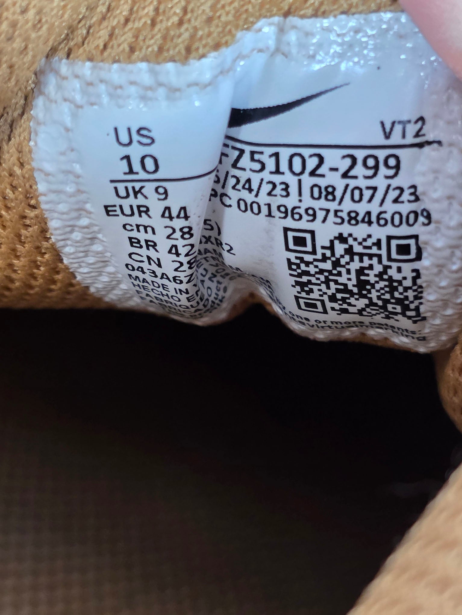 Nike Air Max 90 Wheat maat 44