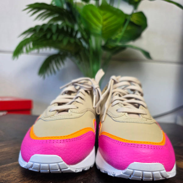 Nike Air Max 1 Liner Tan Pink maat 40