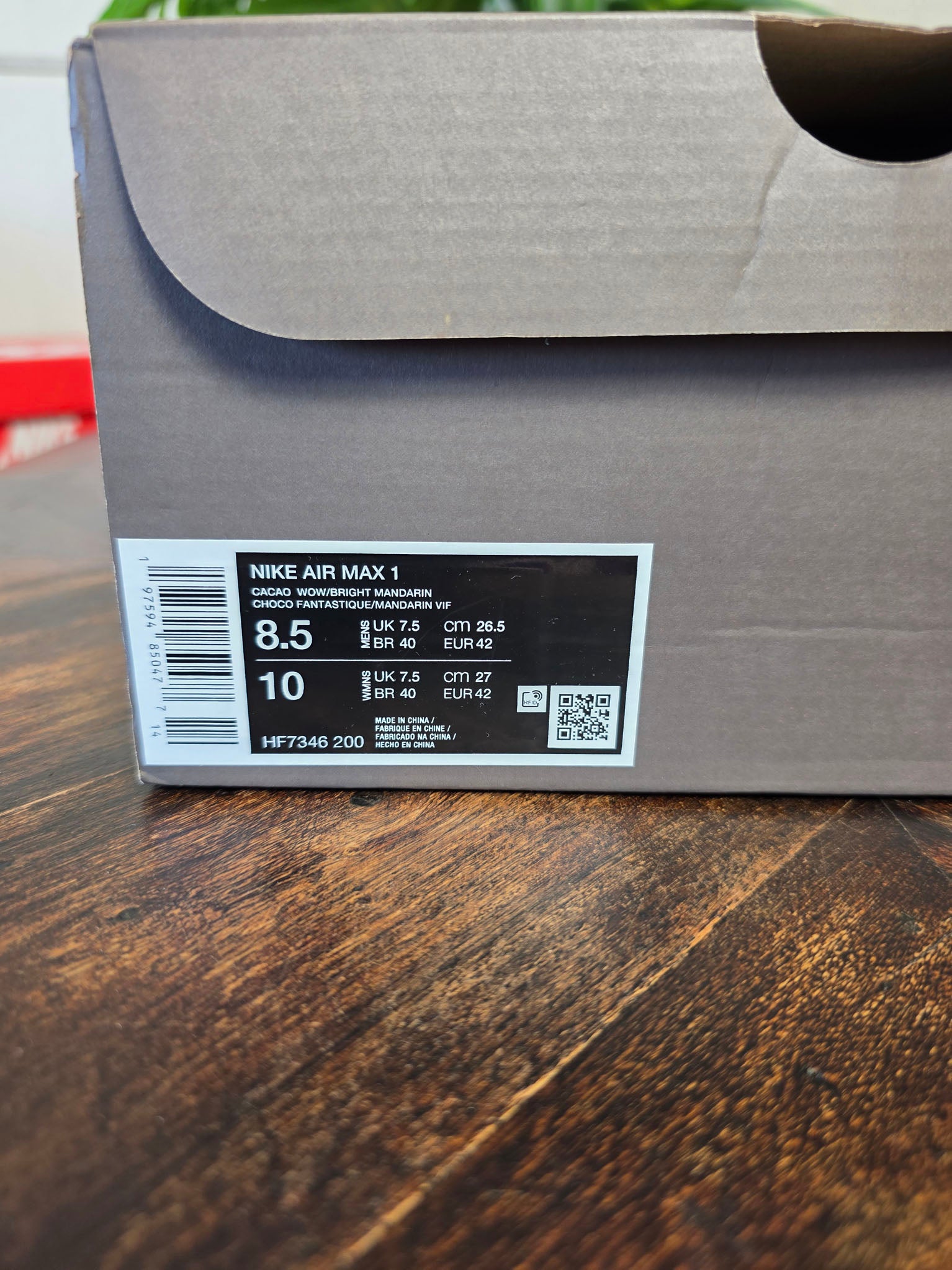 Nike Air Max 1 King's Day maat 42