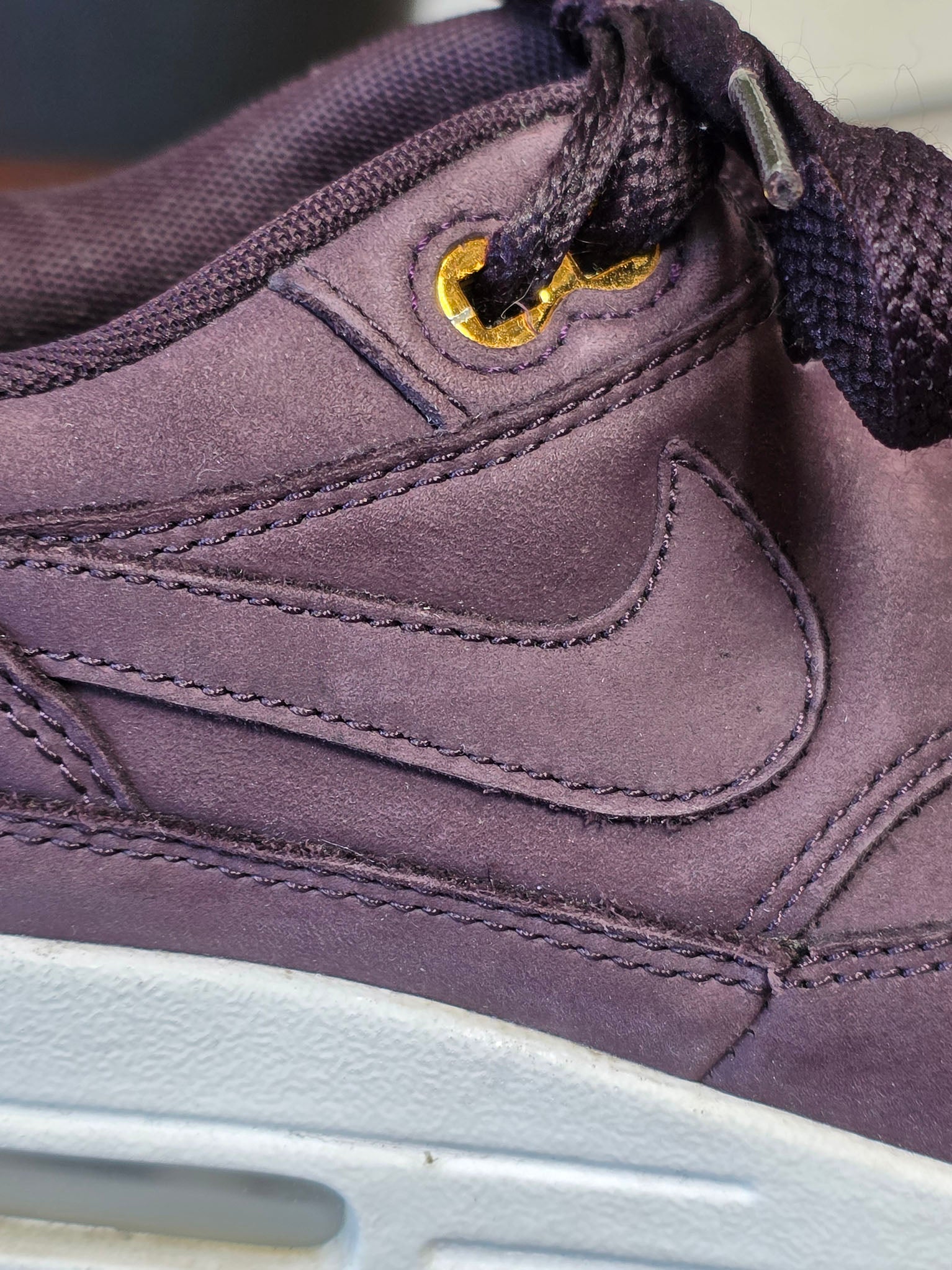 Nike Air Max 1 Premium Port Paars maat 36,5