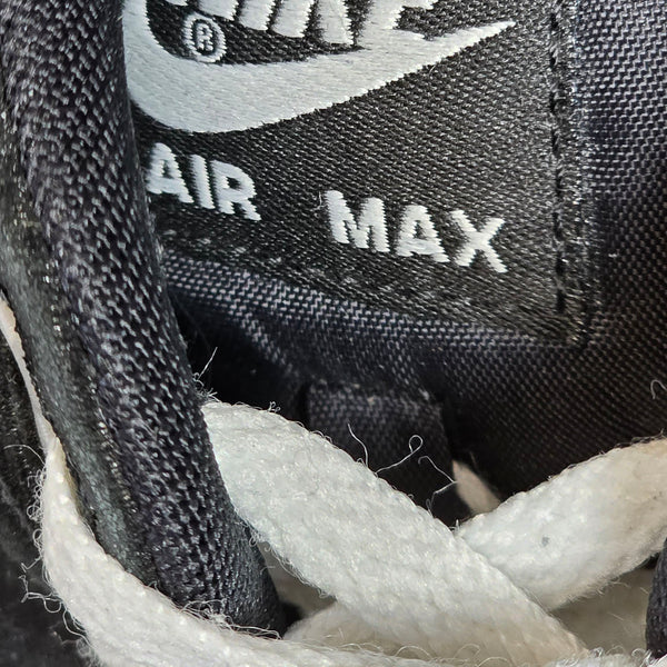 Nike Air Max 1 Premium Black Metallic Silver White maat 42,5