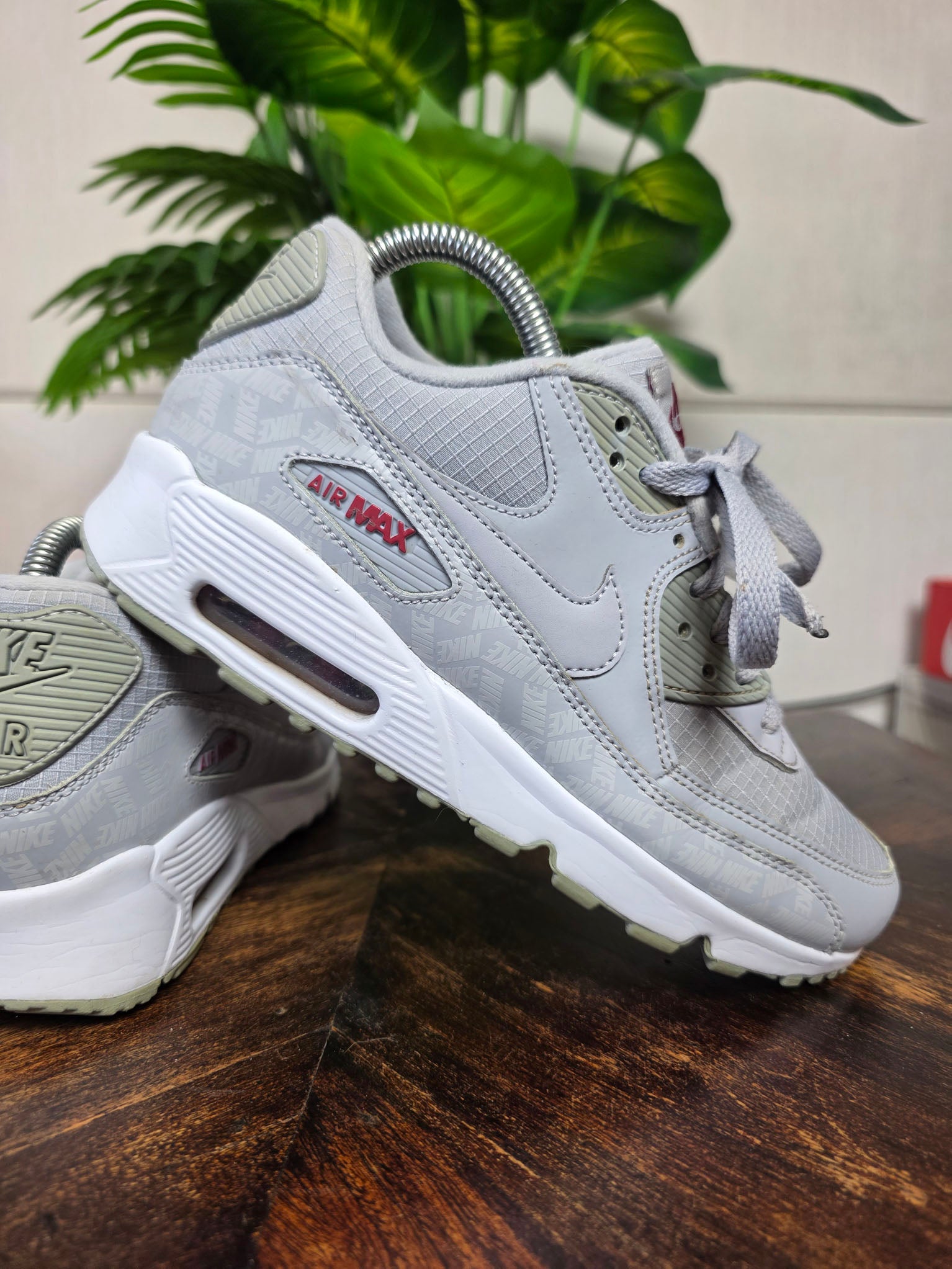 Nike Air Max 90 LTR BG Grey maat 38