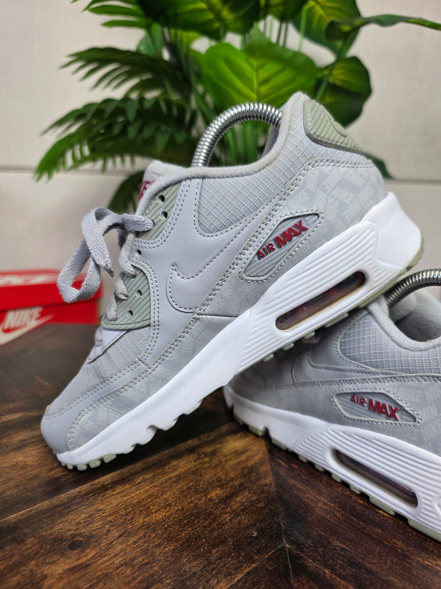 Nike Air Max 90 LTR BG Grey maat 38