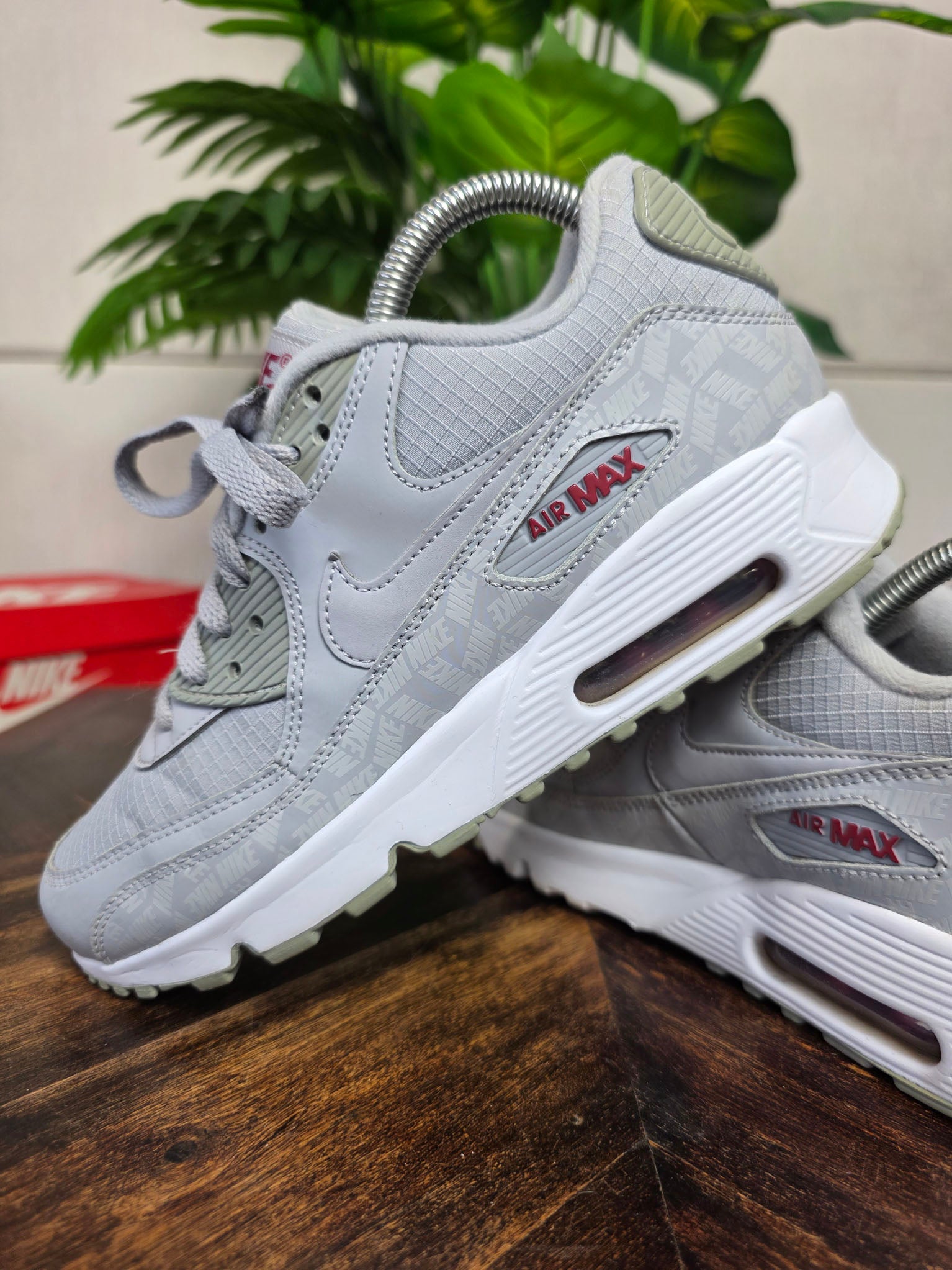 Nike Air Max 90 LTR BG Grey maat 38