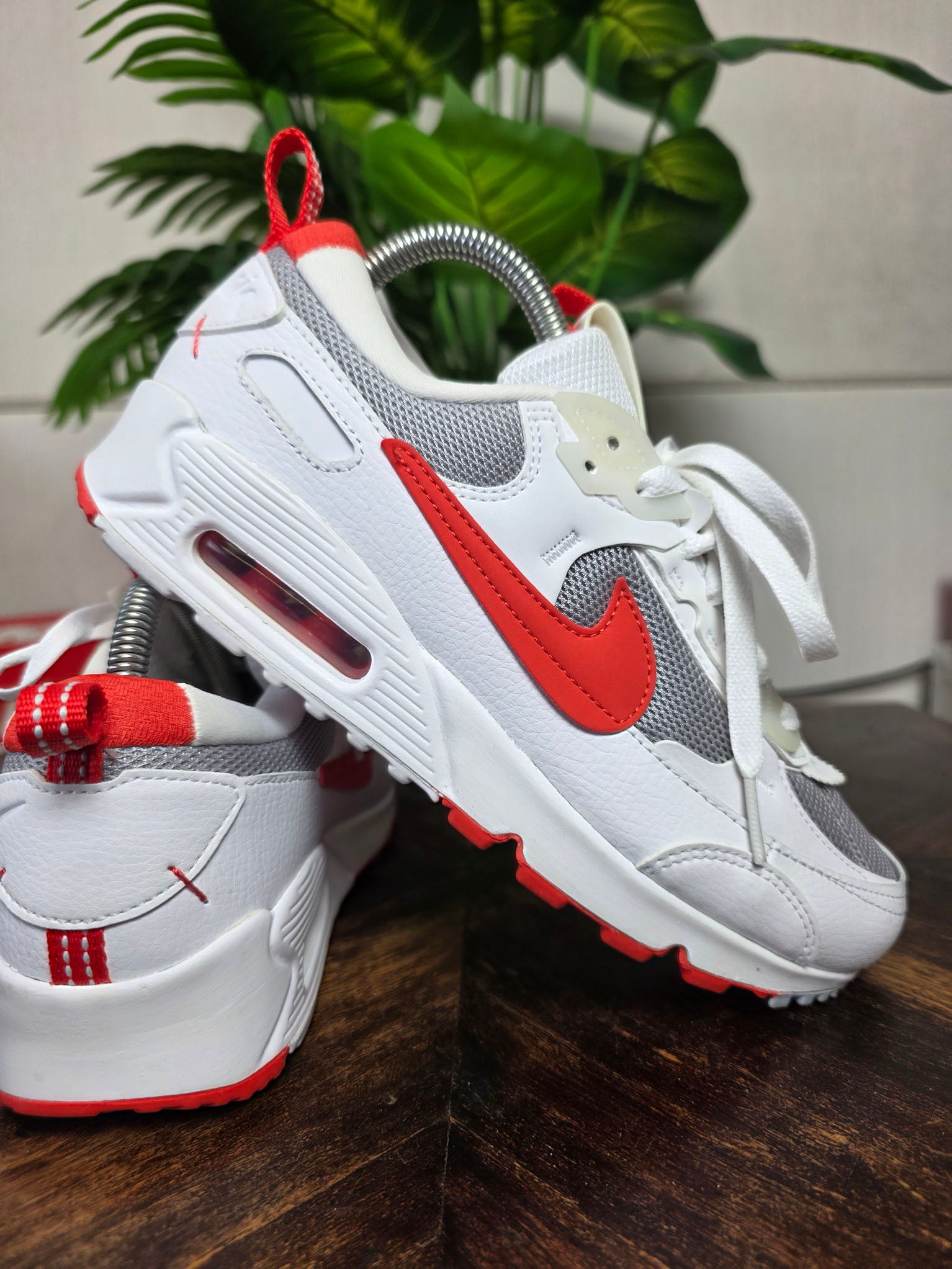 Nike Air Max 90 White Picante Red maat 39