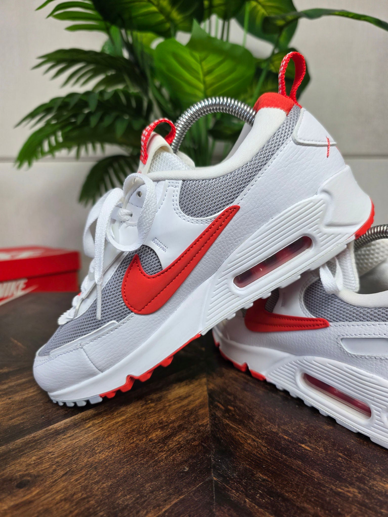 Nike Air Max 90 White Picante Red maat 39
