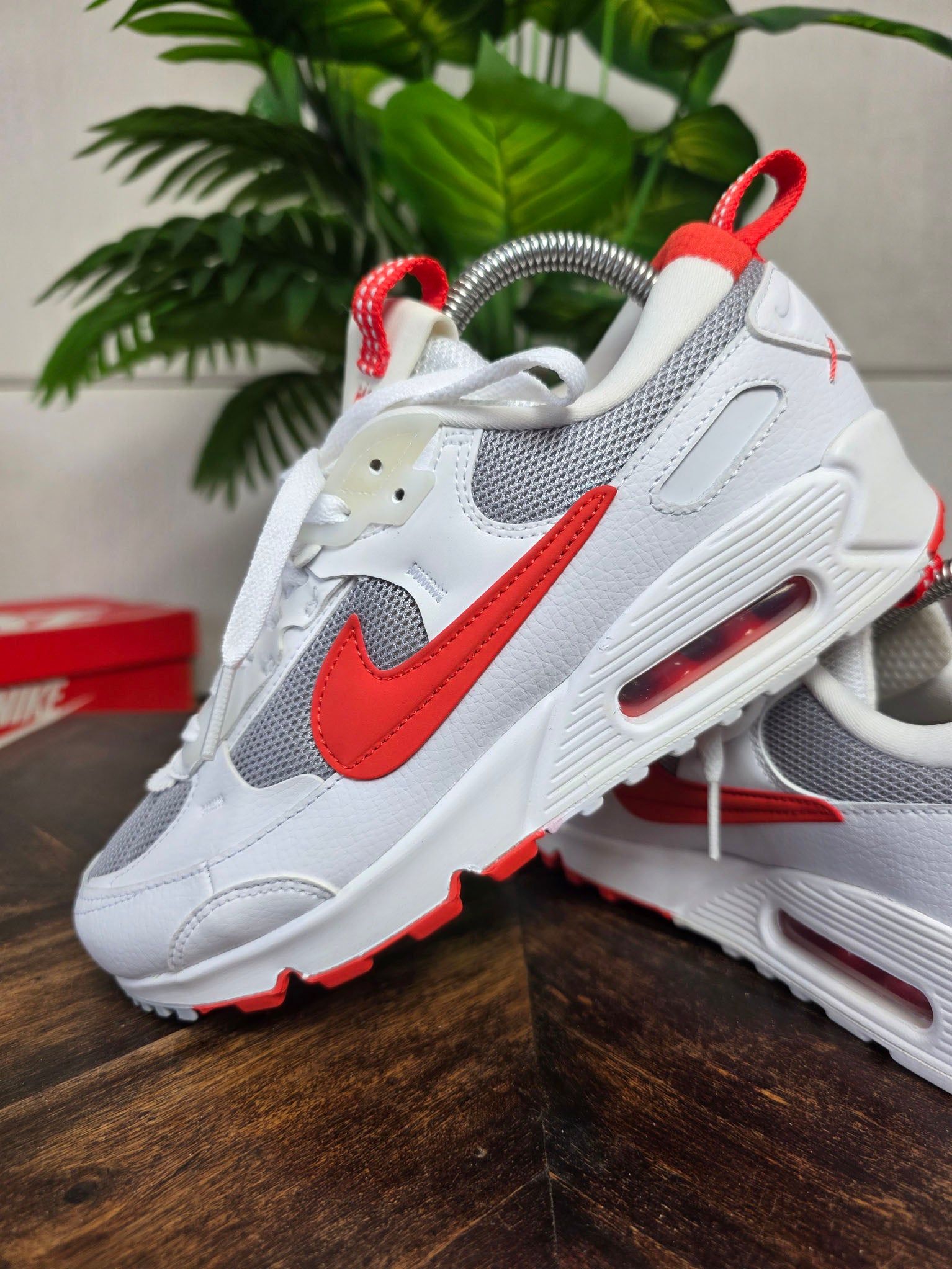Nike Air Max 90 White Picante Red maat 39