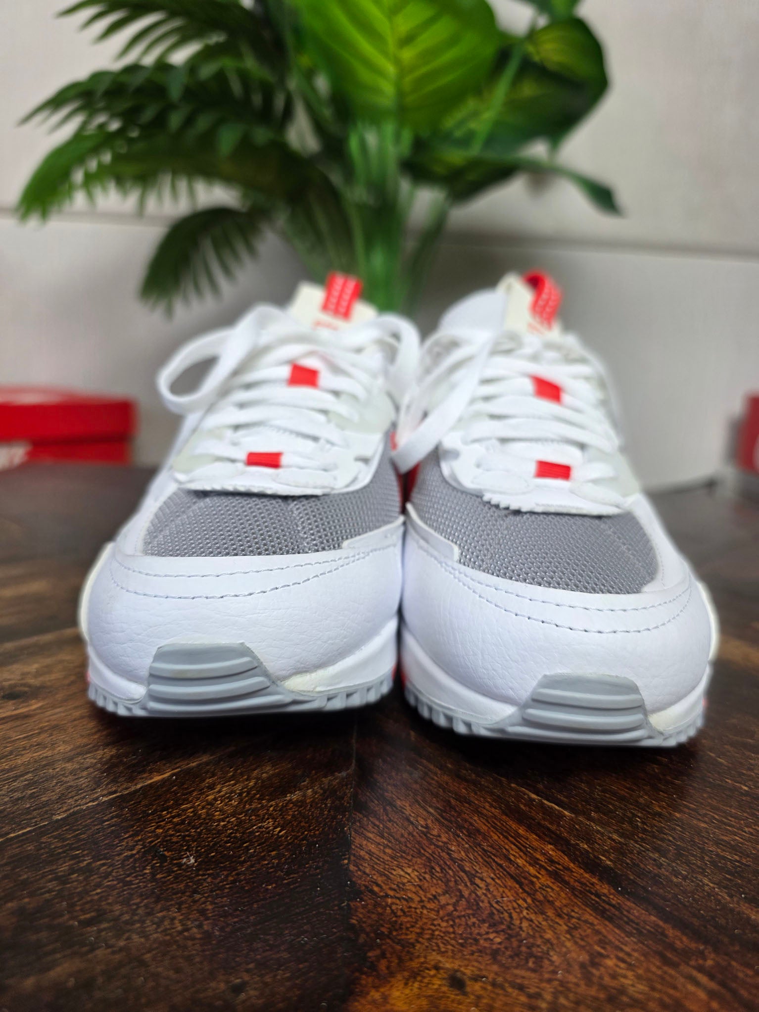 Nike Air Max 90 White Picante Red maat 39