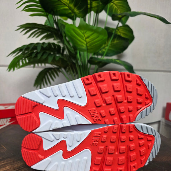 Nike Air Max 90 White Picante Red maat 39