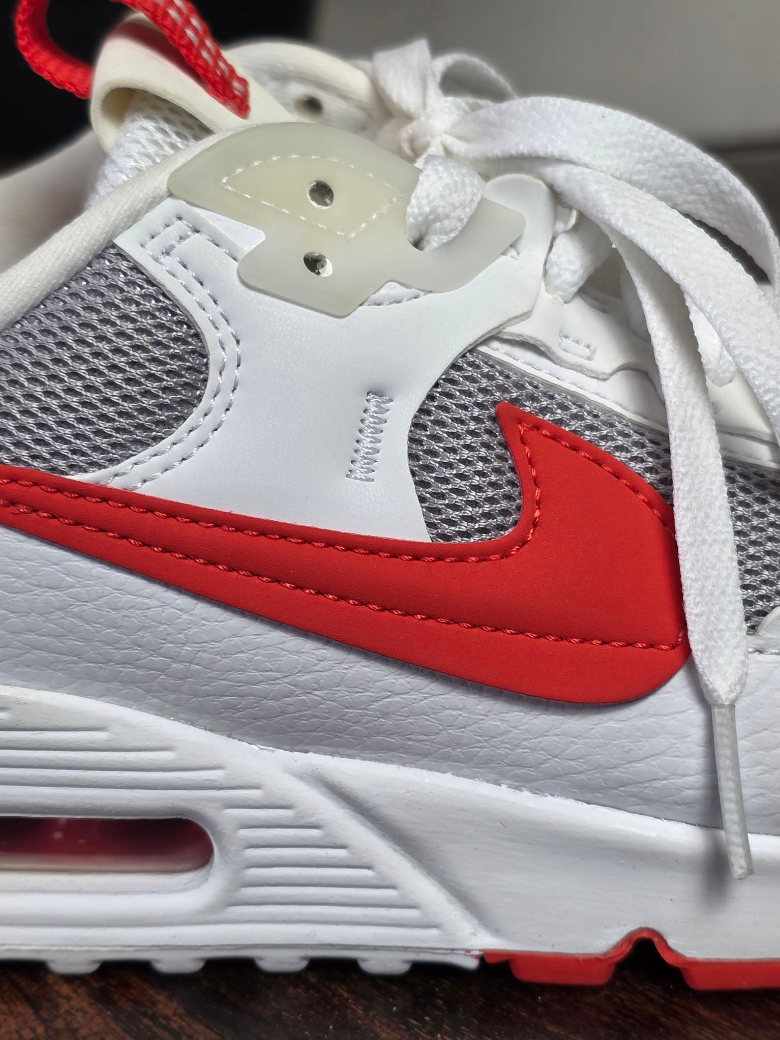Nike Air Max 90 White Picante Red maat 39