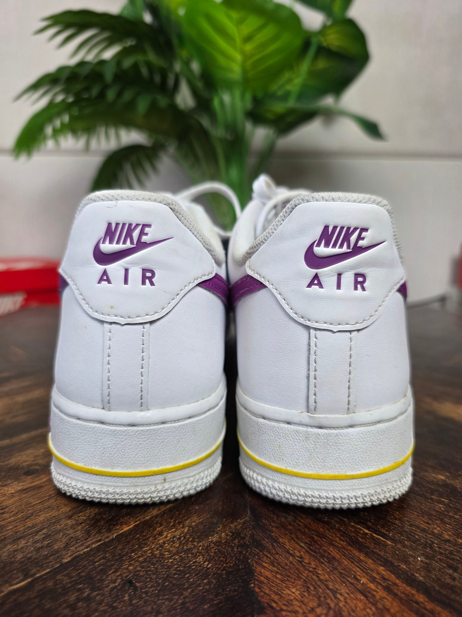 Nike Air Force 1 '07 Low Embossed Hoops Dark Obsidian maat 42