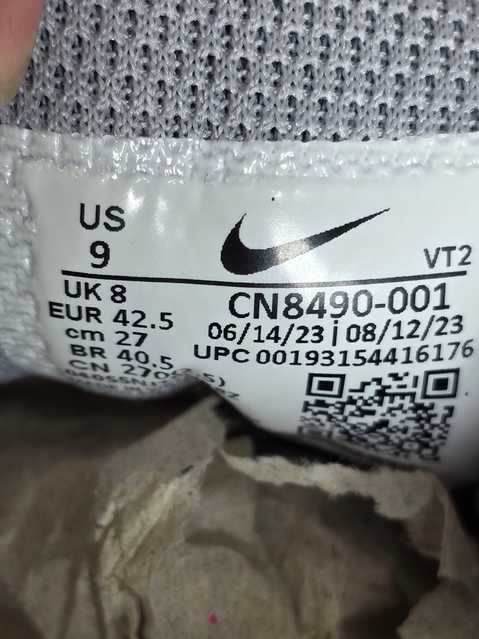 Nike Air Max 90 Recraft Wolf Grey maat 42,5