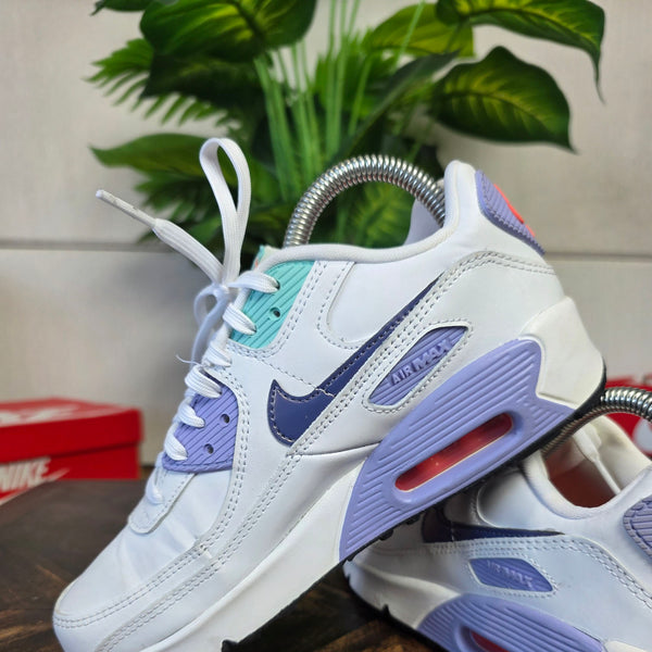 Nike Air Max 90 SE White Dark Purple Dust maat 36,5