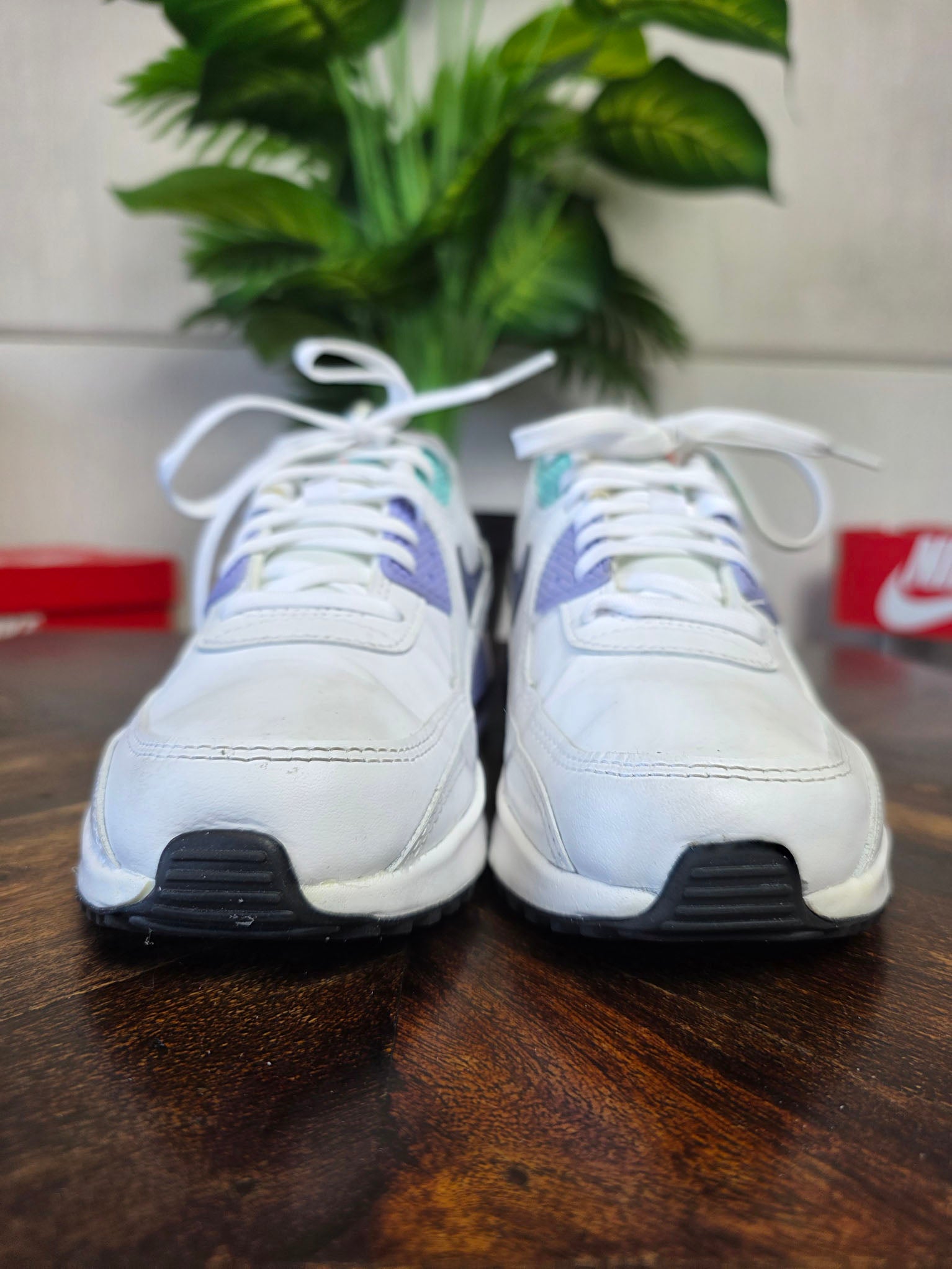 Nike Air Max 90 SE White Dark Purple Dust maat 36,5