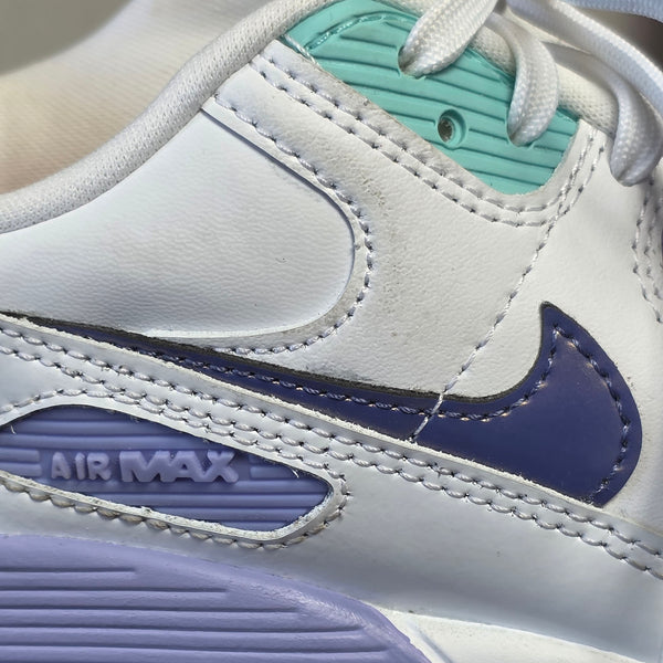 Nike Air Max 90 SE White Dark Purple Dust maat 36,5