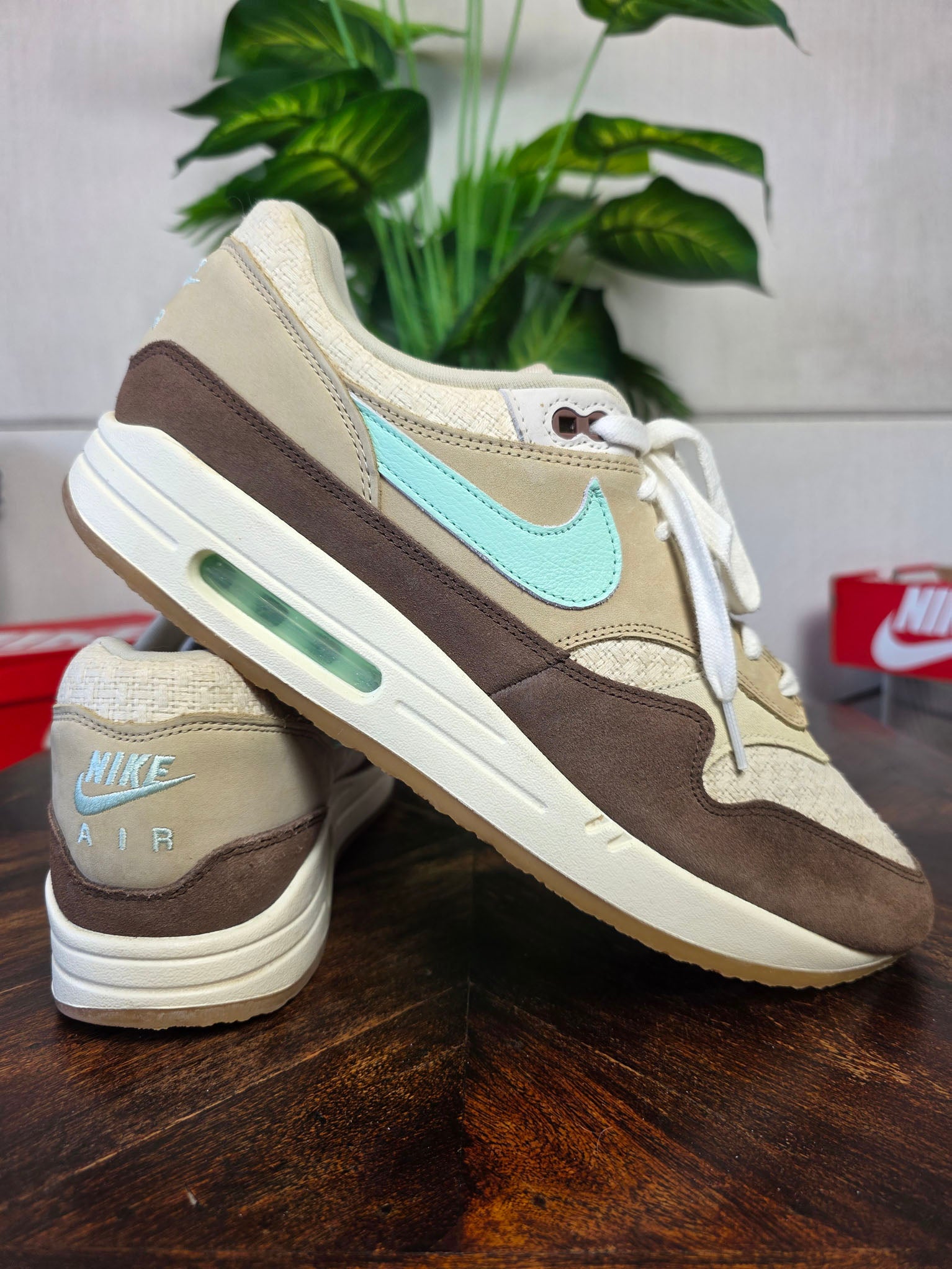 Nike Air Max 1 Crepe Hemp maat 48,5