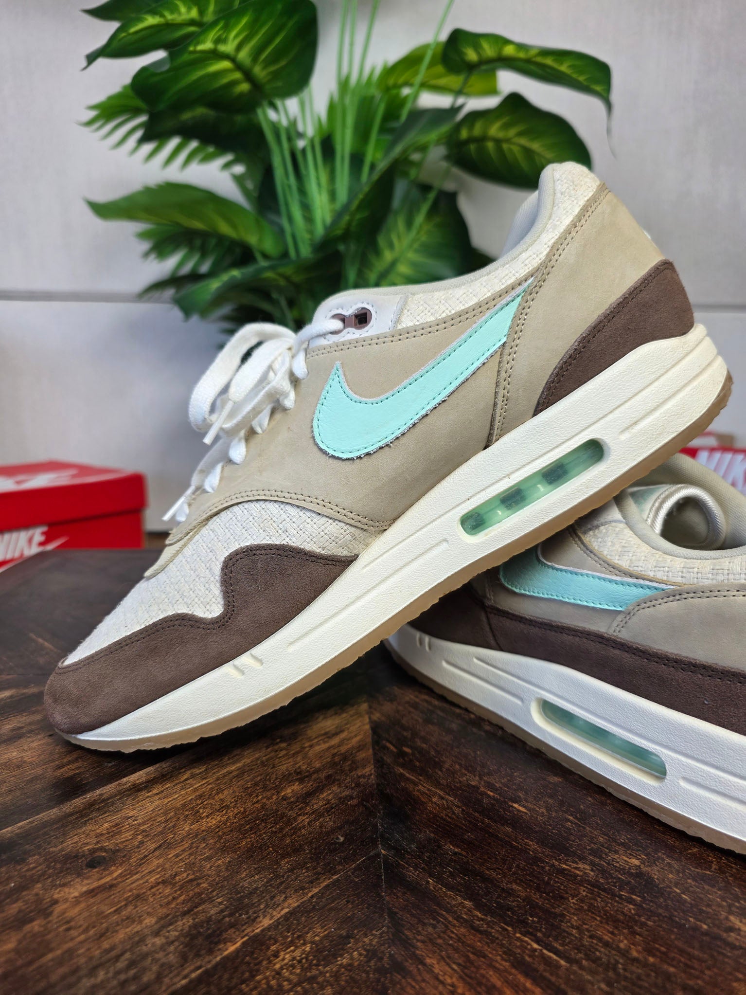 Nike Air Max 1 Crepe Hemp maat 48,5