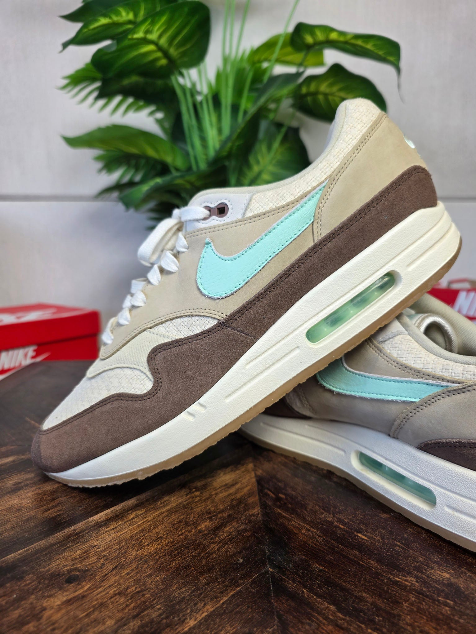 Nike Air Max 1 Crepe Hemp maat 48,5