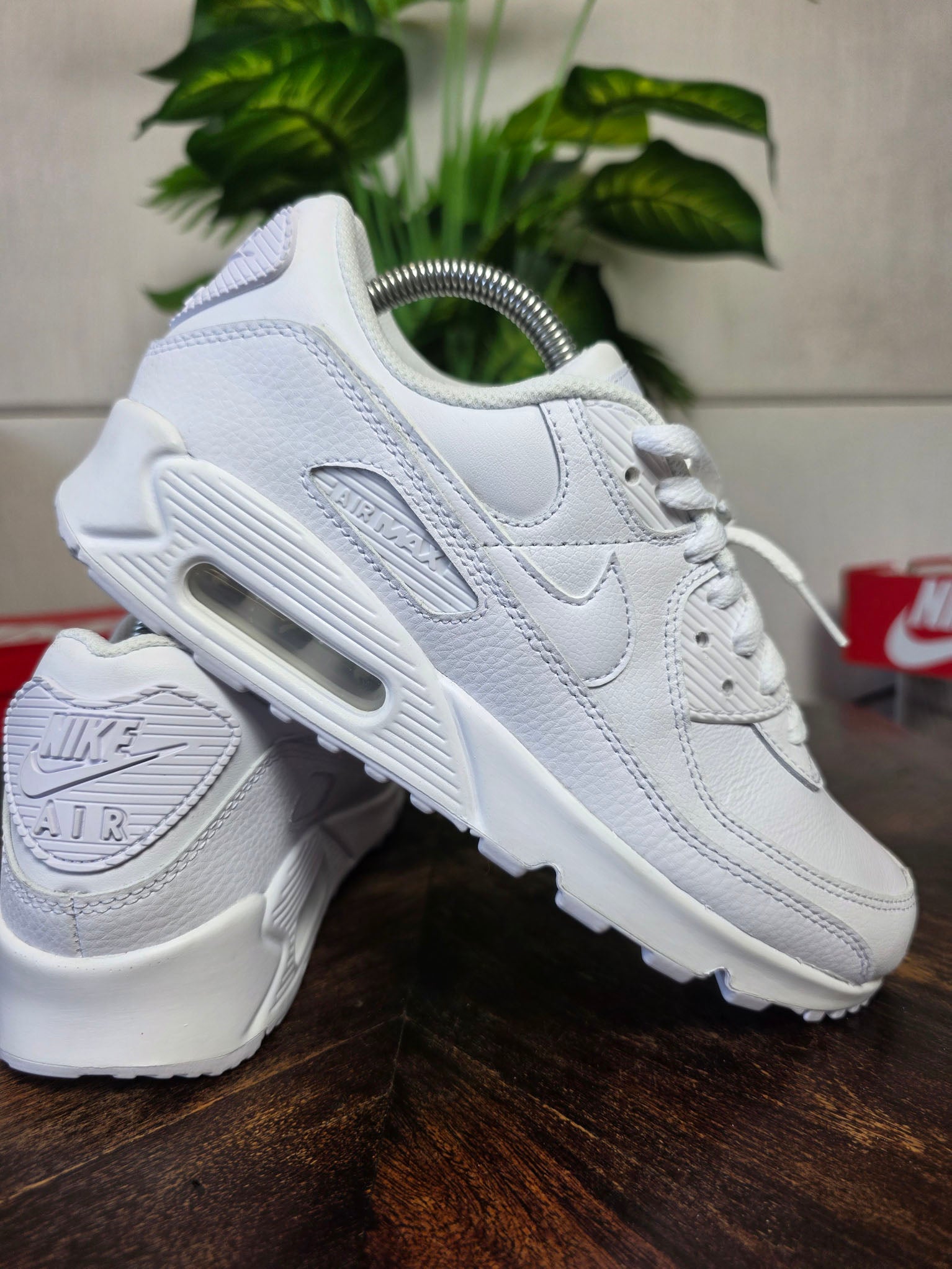 Nike Air Max 90 Triple White LTR maat 41