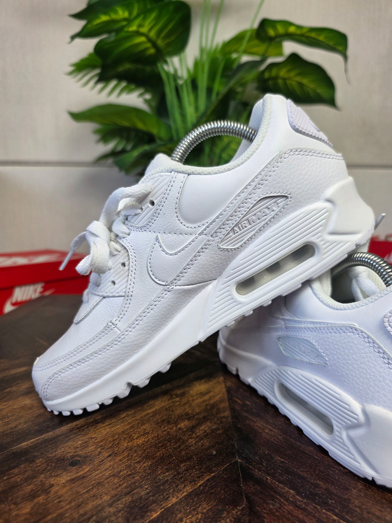 Nike Air Max 90 Triple White LTR maat 41
