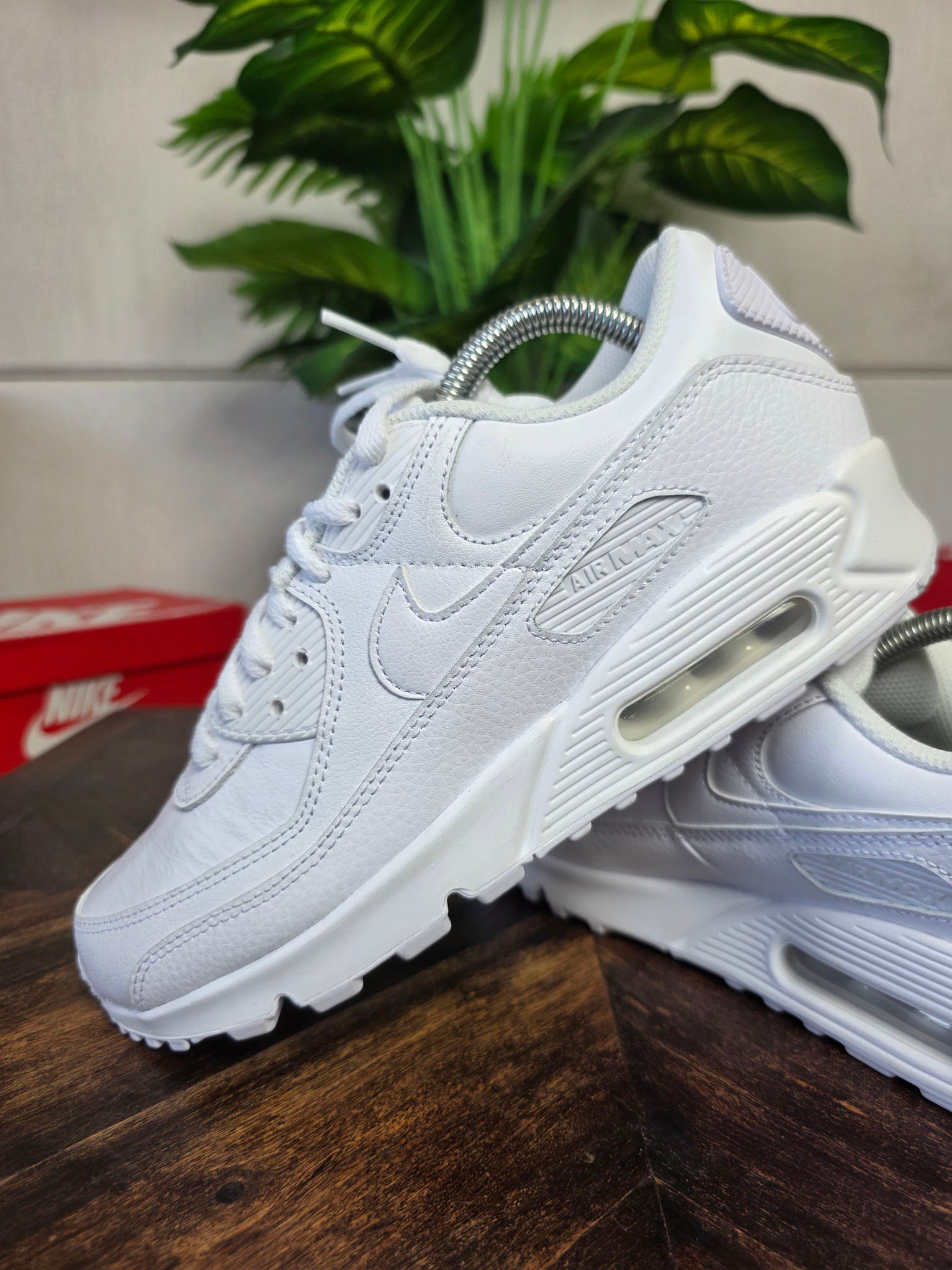Nike Air Max 90 Triple White LTR maat 41